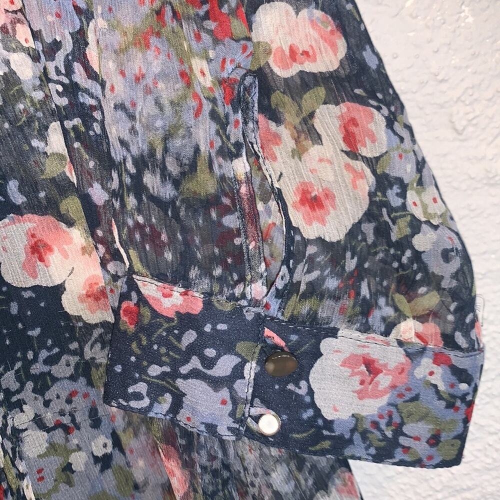 100% Silk Joie Floral Print Dress - Picture 2 of 11